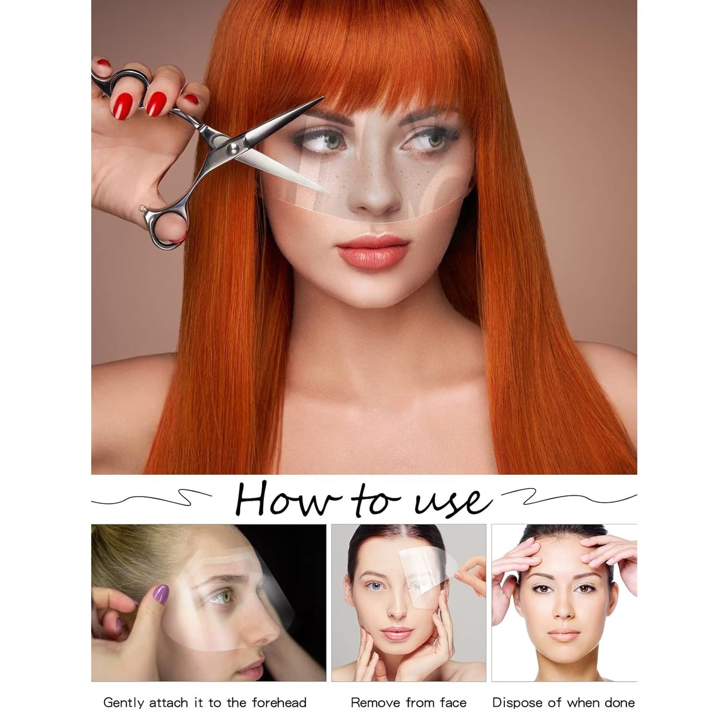 100 PCS Microblading Makeup Shower Face Shields Visors, Disposable Face Shields Masks