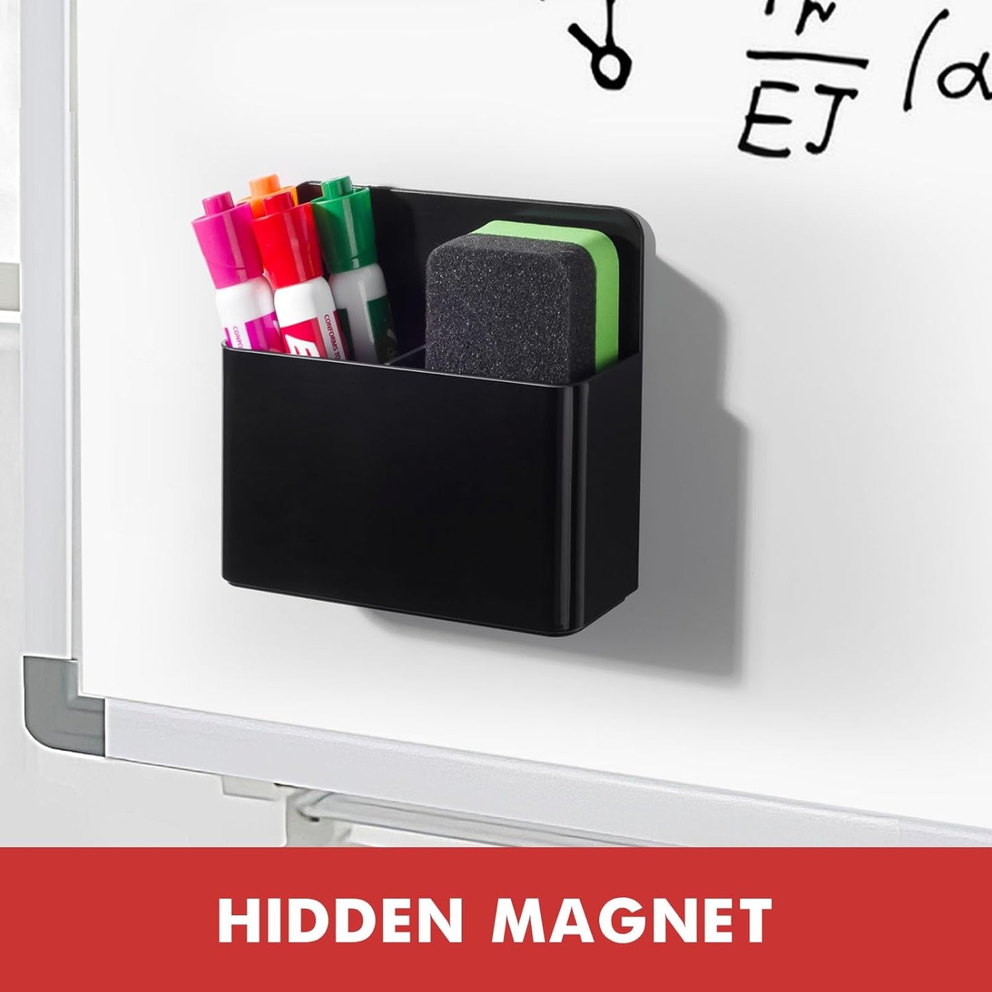 Magnetic Pen Holder,2 Pack or Refrigerator, Dry Erase Marker Holder for Whiteboard,Magnet School Locker Organizer