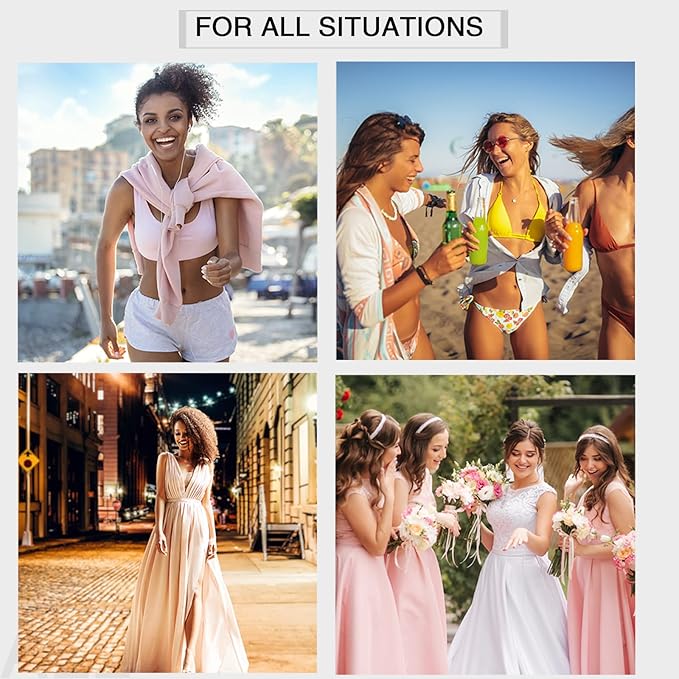 Nipple Covers for Women,Waterproof Silicone Nipple Pasties Reusable,Ultra Thin Adhesive Nipple Cover