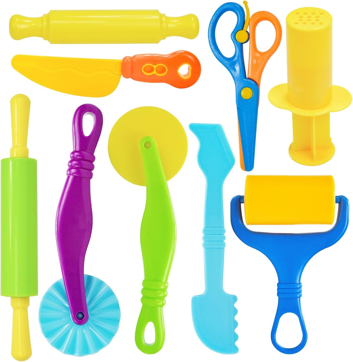 Playdough Tool Set, 9 Pcs Play Dough Tools Sets for Kids Ages 4-8, Playdough Accessories