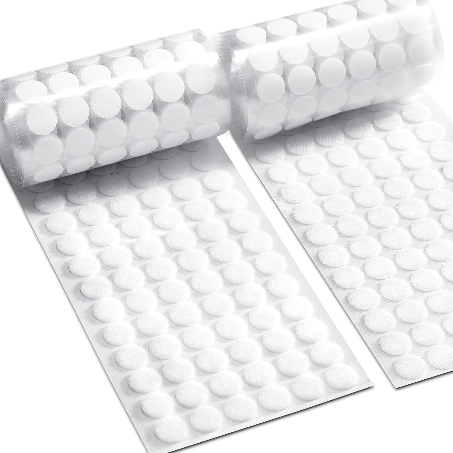 Self-Adhesive Dots,Velcro Dots Self Adhesive,500 Pairs 0.59inch Round Sticky Back Fasteners for Crafts, DIY, School & Home