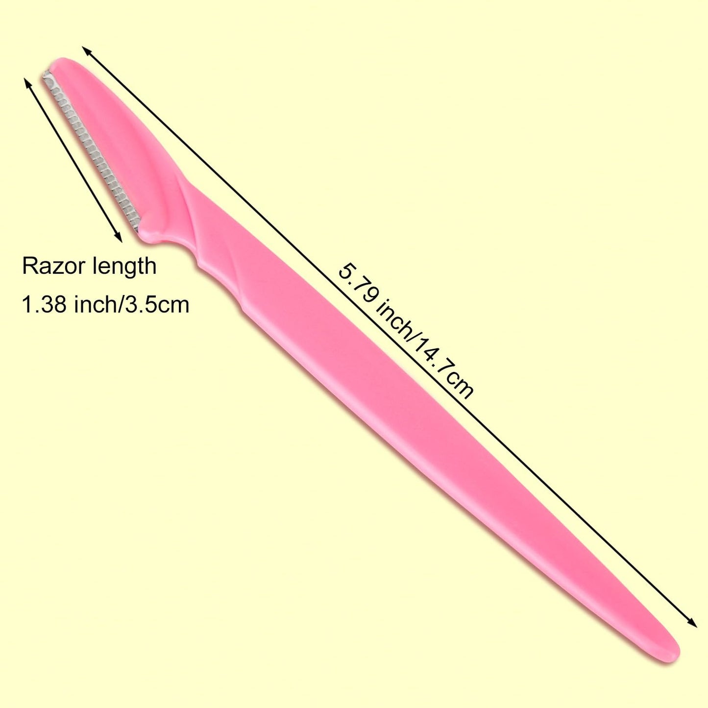 40 pcs Eyebrow Razor With 24 PCS Eyebrow Shaping Stencil, Eyebrow Hair Trimmer and Shaver