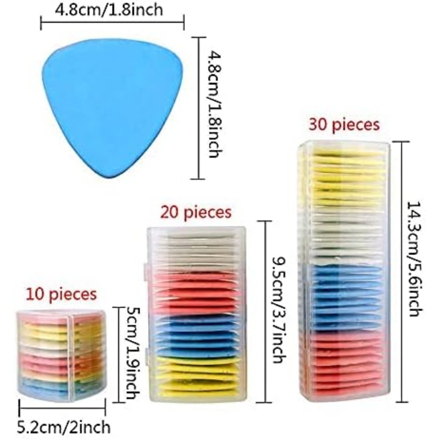 Triangle Tailors Chalk,Sewing Fabric Chalk and Fabric Markers for Quilting,Sewing Supplies Accessories (10Pcs)