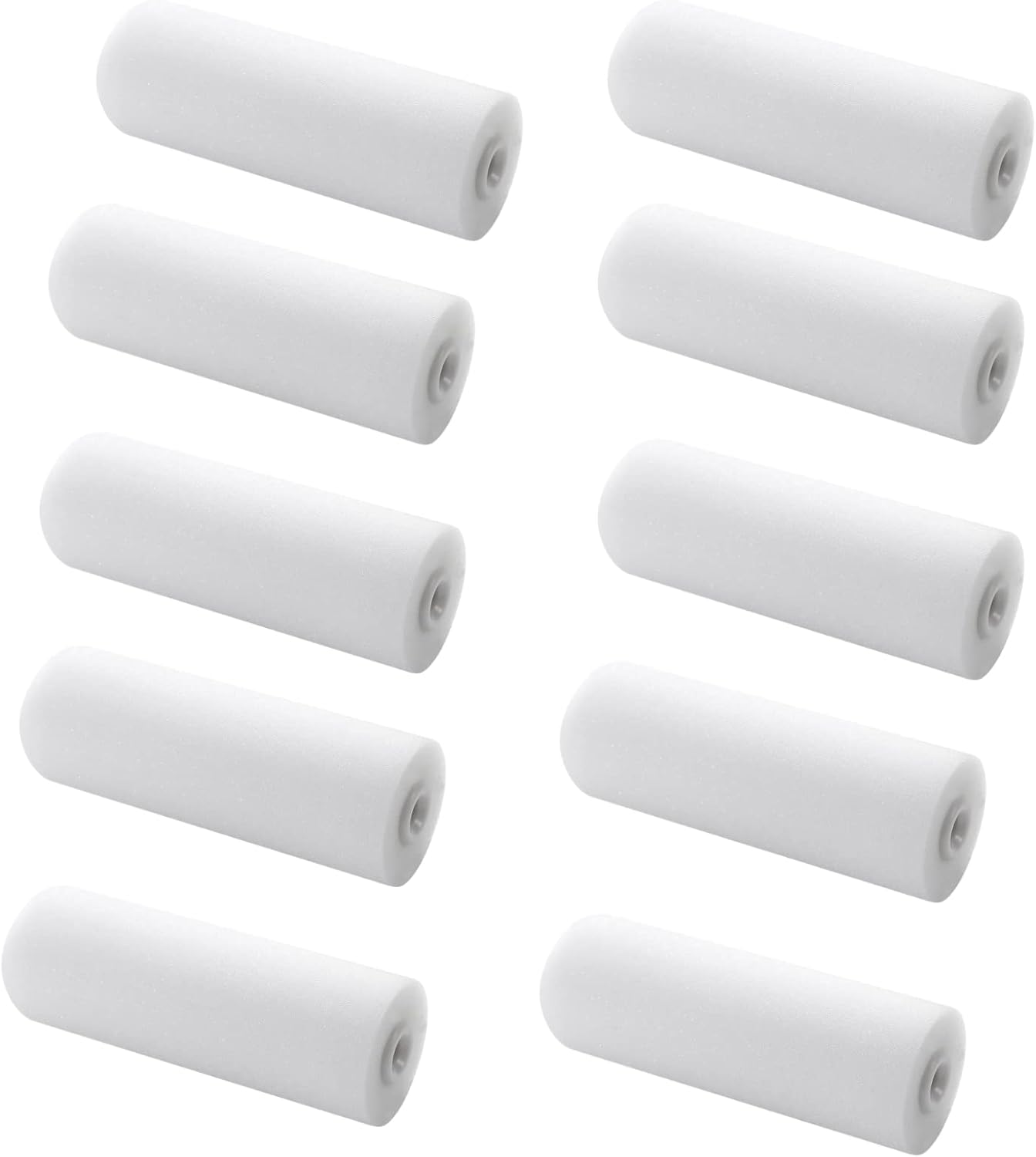 Foam Paint Roller Kit ,6 Pack Mini Paint Rollers with Refills, Small Sponge Roller ,small paint roller