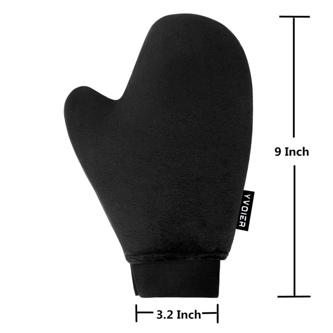 3 Pack Self Tanning Mitt Applicator - Elastic Wrist Tan Mitt Applicator Microfibre Tanning Lotion Applicator
