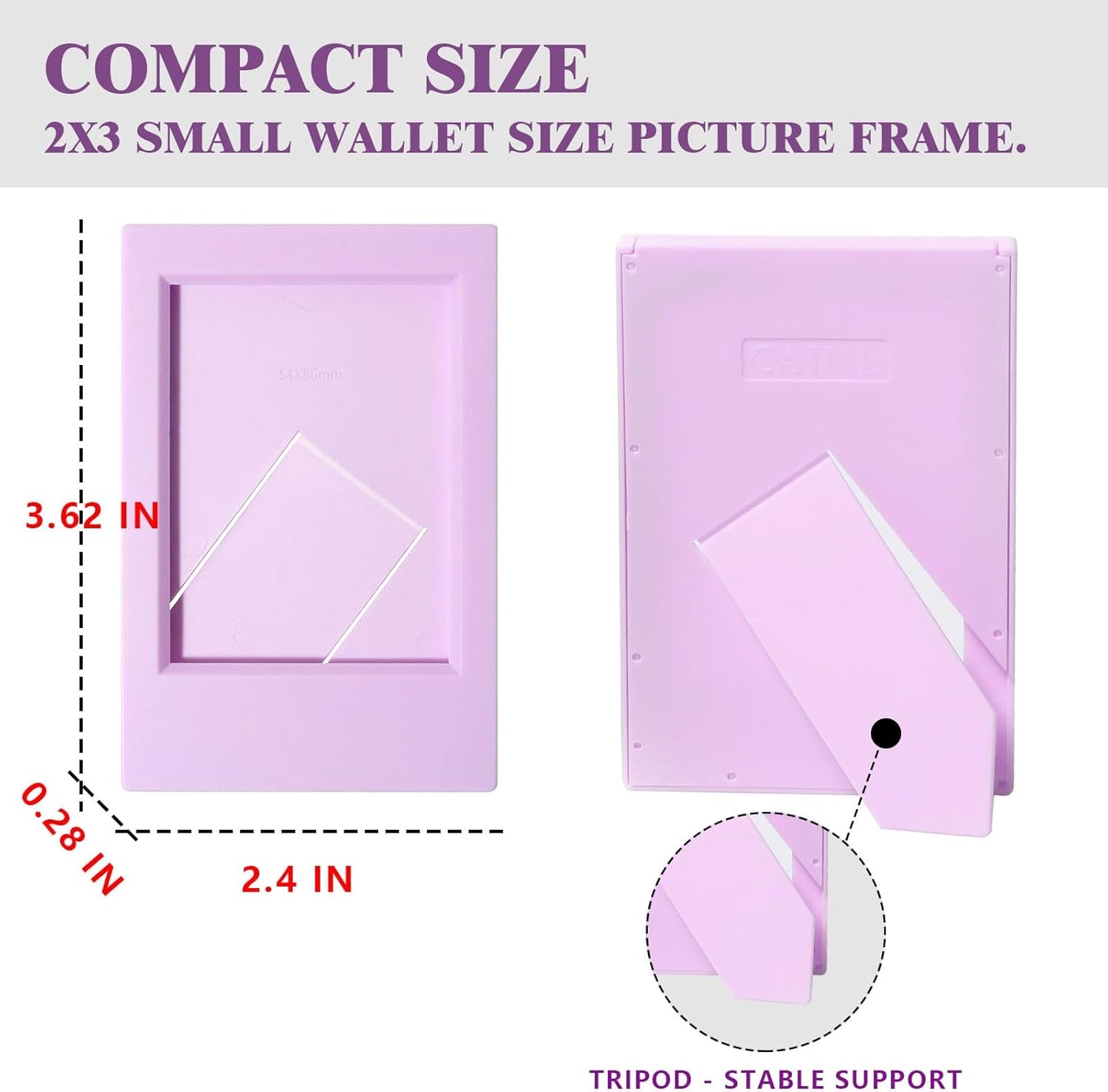 5 PACK Mini Photo Frame for Instax Mini 12/11/EVO/SE/8/7+/99--3'' Film instax mini frame
