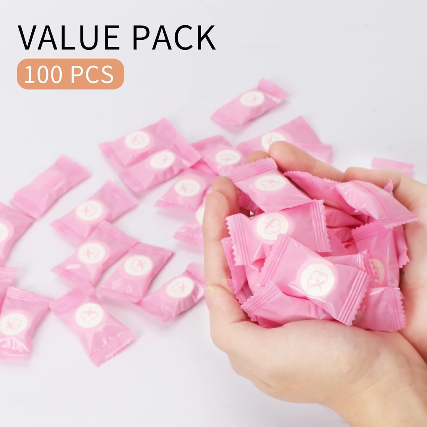 Compressed Towel 100 PCS Mini Tablets Disposable Portable Face Towel  for for Travel Essentials, Camping, Hiking, Sport, Beauty