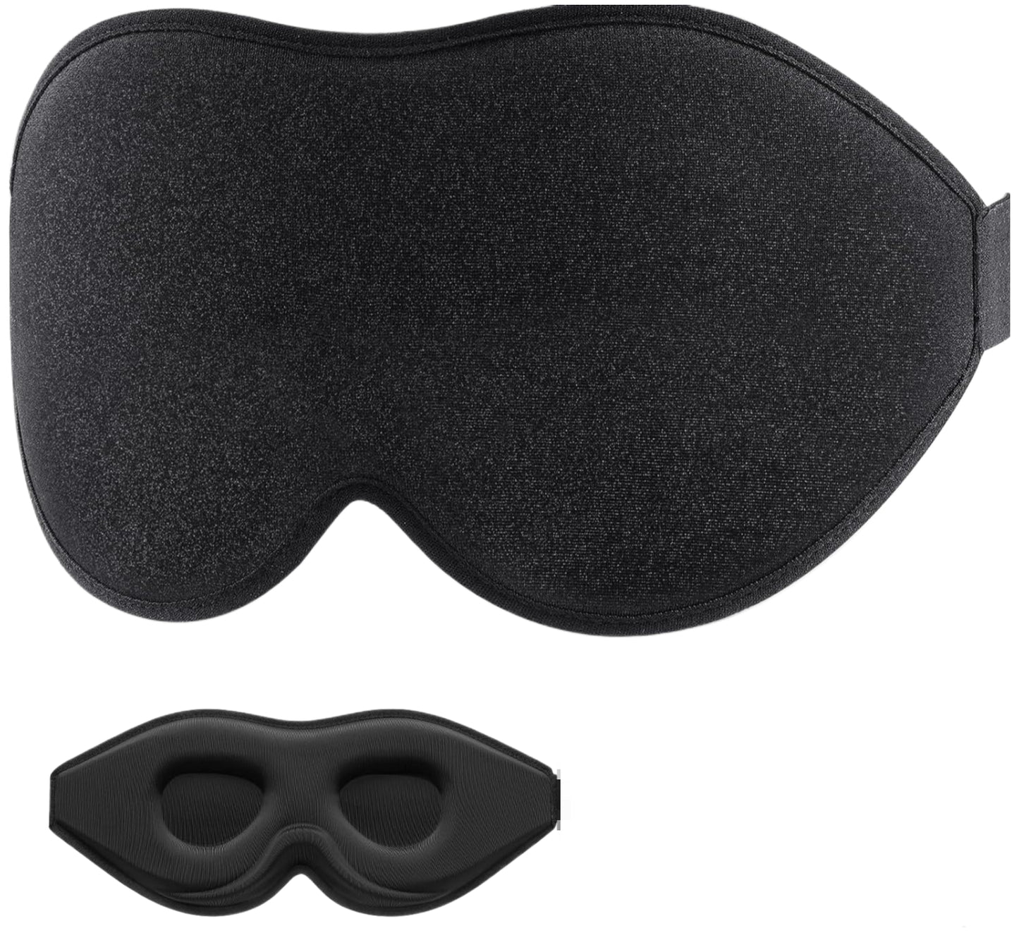 Sleep Mask for Side Sleeper, Eye Mask for Sleeping Light Blocking, 3D Contoured Cup Sleeping Mask