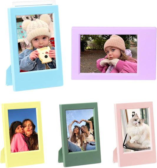 5 PACK Mini Photo Frame for Instax Mini 12/11/EVO/SE/8/7+/99--3'' Film instax mini frame