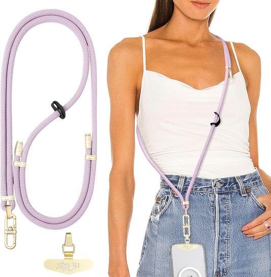 Phone Lanyard for Cellphone Case ,Metal Buckles, Phone Strap Crossbody with metal Tab, Cellphone Lanyard Crossbody