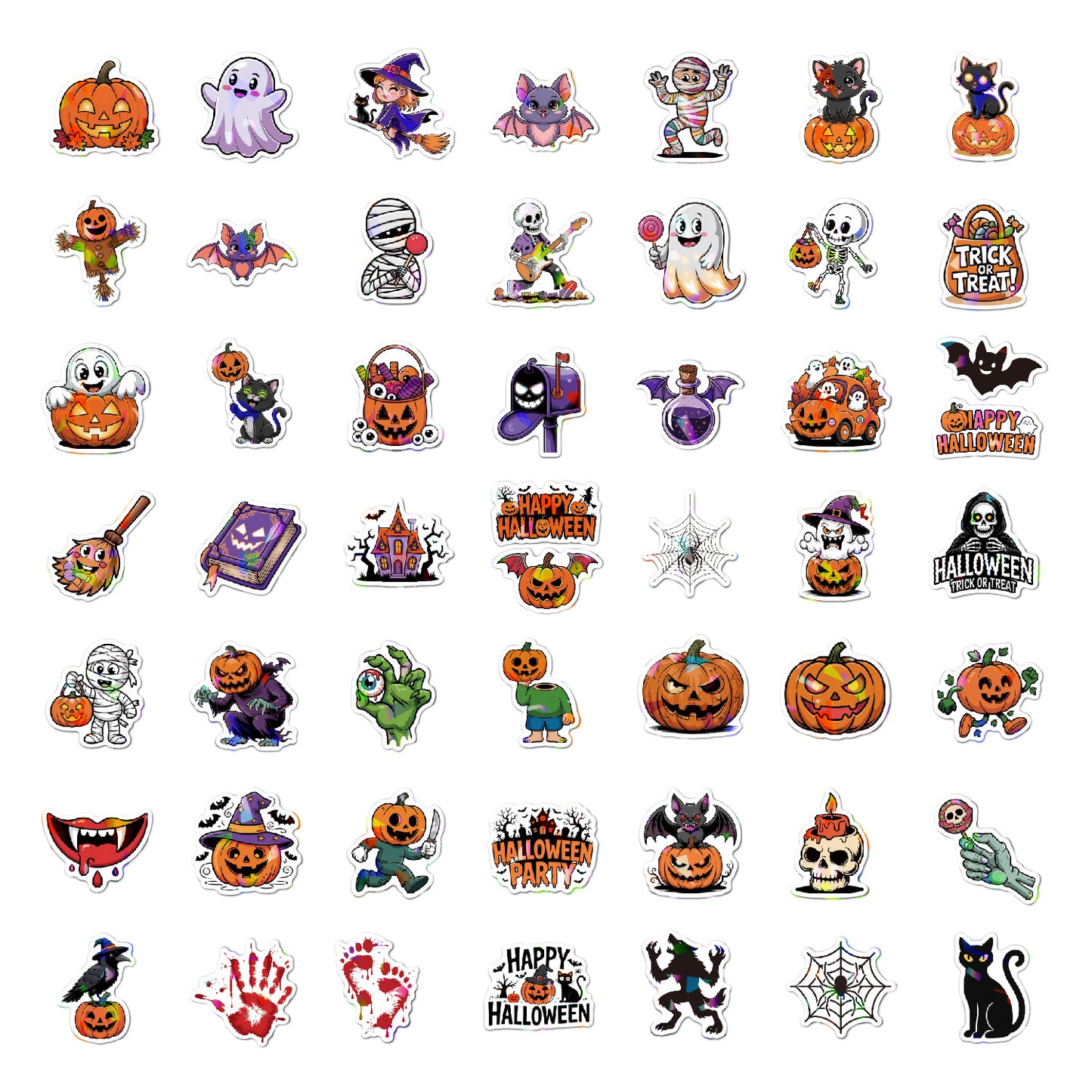 Halloween Stickers | 100 PCS Halloween Party Favors - Halloween Games Toys Gifts Party Supplies