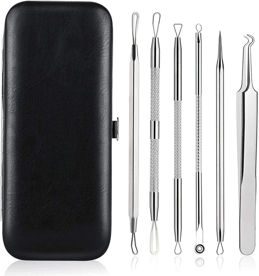 Blackhead Remover Tool Comedones Extractor Acne Removal Kit for Blemish, Whitehead Popping